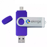 Clé USB OTG à vitesse rapide 32 Go 64 Go 128 Go pour téléphone Android USB 2.0 Mémoire Stick pour smartphone