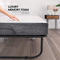 Lit pliable portatif de matelas de mousse de mémoire pour l'invité et le lit pliant d'économie d'espace pour le stockage facile