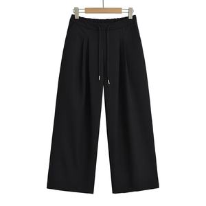 <span class=keywords><strong>กางเกง</strong></span>ขายาวทรงหลวมสไตล์ยุโรปอเมริกันสำหรับผู้หญิงช่วงฤดูร้อน รุ่นใหม่สำหรับใส่ทำงานหรือลำลอง มีซิปและโบว์ผูกเอว ไซส์พลัส - Product Image 6