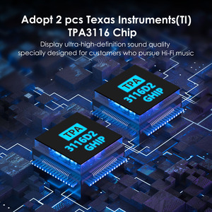 Amplificador de Sonido Fosi Audio BL20A TPA3116, 2.1 Canales, 100W, Mini HiFi Clase D, Bajos y Agudos, con Control Remoto y Puerto USB - Product Image 6