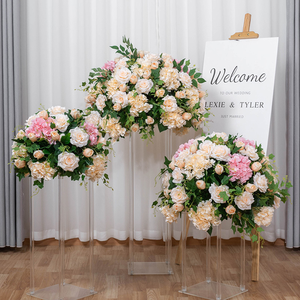 Sfera di Rose Bianche Artificiali Personalizzata per Decorare il <span class=keywords><strong>Centro</strong></span> della Tavola per Matrimoni e Feste - Product Image 3