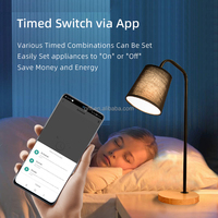 Adaptateur de prise de lumière WiFi intelligent Tuya avec contrôle d'application avec prise d'ampoule murale sans fil à contrôle intelligent avec Alexa Google Home
