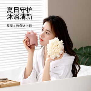 FaSoLa Bath Sponge Soft Viscose Fiber With PE Mesh For Gentle Bathing Skin Care - Product Image 3