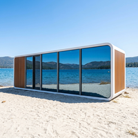 Cabane Apple Moderne Préfabriquée Économique à Vendre – Module de Bureau Portable Préfabriqué de 30 pieds, Conteneur Insonorisé