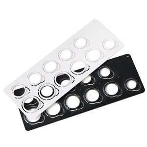 पॉप-आउट रिंग सिज़र गेज आकार 5 से 15 गहने बनाने के लिए उपकरण प्लास्टिक रिंग उपाय किट - Product Image 1