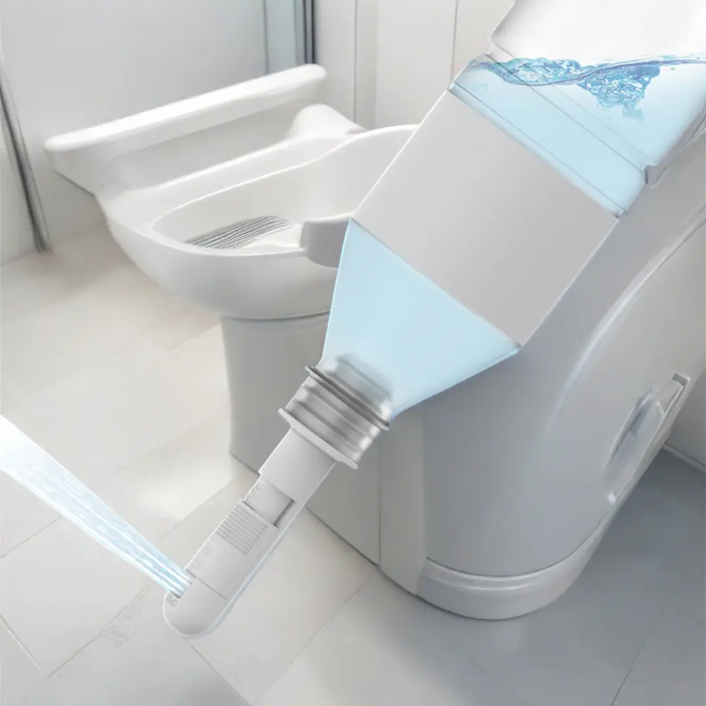 Nueva Mini herramienta de limpieza de higiene personal al aire libre manual no eléctrica ajustable bidé portátil