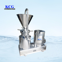 Machine à broyer les colloïdes en acier inoxydable, petite machine à fabriquer la sauce chili aux arachides, machine à snacks pour noix de cajou et sésame