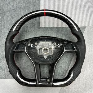 Volante Deportivo Personalizado de Fibra de Carbono y Cuero para <span class=keywords><strong>Mercedes</strong></span> Clase C, Clase E, Clase <span class=keywords><strong>G</strong></span>, <span class=keywords><strong>Maybach</strong></span>, Clase S, CLS, GLC - Product Image 6
