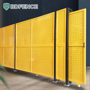 Parete Divisoria in Rete d'Acciaio Industriale Personalizzata per Magazzini e Officine, Barriera di Sicurezza Mobile - Product Image 2