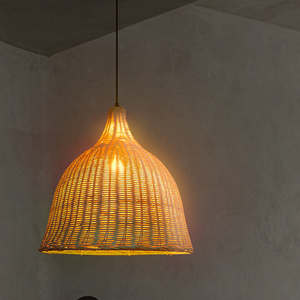 Lámpara Colgante <span class=keywords><strong>Reden</strong></span>, Creativa, Contemporánea, de Bambú y Ratán, LED, Superficie de Papel, Montada en Superficie, para Sala de Estar, Alto CRI 90 - Product Image 5