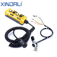 XDL10-EPB4P/TA-2 commutateurs de télécommande industriels 220V/380V/110V DC 12V/24V/36V AC palan grue contrôle ascenseur plastique 22mm