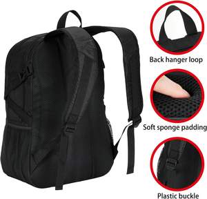 Sac à dos <span class=keywords><strong>de</strong></span> sport décontracté pour hommes et femmes Sacs <span class=keywords><strong>de</strong></span> basket-<span class=keywords><strong>ball</strong></span> <span class=keywords><strong>de</strong></span> football Grands compartiments pour chaussures et ballons <span class=keywords><strong>de</strong></span> <span class=keywords><strong>volley</strong></span>-<span class=keywords><strong>ball</strong></span> pour l'extérieur - Product Image 6