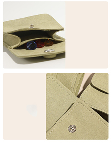 Bolsa de Regalo de Microfibra con Logotipo Personalizado, Bolsa de Joyería de Terciopelo para Anillos Pequeños, Collares y Pendientes, Embalaje Personalizado para Joyería - Product Image 6