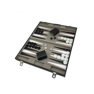 Bộ Trò Chơi Cờ Vua Sang Trọng Với Chip Xúc Xắc Cốc Xúc Xắc Du Lịch <span class=keywords><strong>Backgammon</strong></span> Da Chuyên Nghiệp - Product Image 4