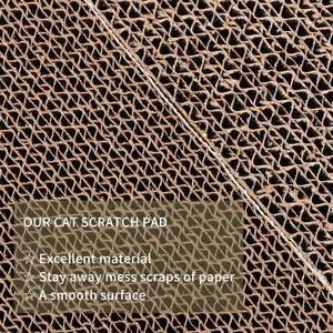 Papan Garukan Kucing dari Karton Bergelombang untuk Kucing Dalam Ruangan Bentuk S Warna-warni Mainan Kucing yang Dapat Disesuaikan - Product Image 4