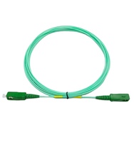 Câble de raccordement en fibre optique 1,6 mm SC FTTH WiFi disponible en longueurs de 1,5 m, 2 m, 3 m, 3,5 m, 4 m, vert aqua, blanc, jarretière optique G657A2