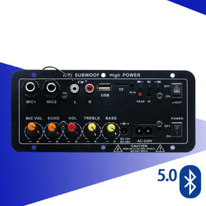 บอร์ดบลูทูธเครื่องขยายเสียงรถยนต์แบบข้ามพร<span class=keywords><strong>ม</strong></span>แดนสำหรับใช้ในบ้าน<span class=keywords><strong>คาราโอเกะ</strong></span>กลางแจ้งแบบ DIY - Product Image 3