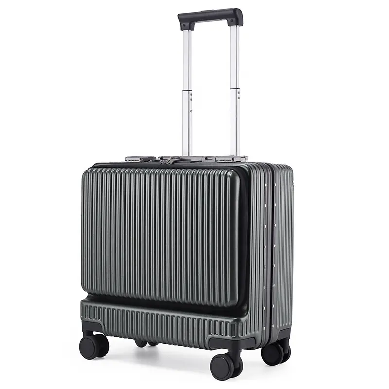 Vente chaude Portable valise à large poignée nouvelle tendance voyage étui d'embarquement Spinner bagages de voyage avec roue universelle silencieuse