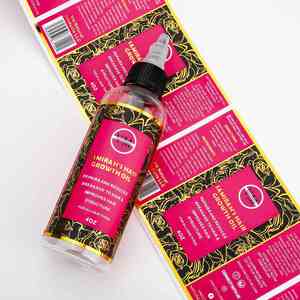 Etiquetas para Aceite para el Crecimiento del Cabello Vm Natural Products, 4 oz, Rectangulares, Impermeables, Autoadhesivas, PET, Impresión Personalizada - Product Image 2