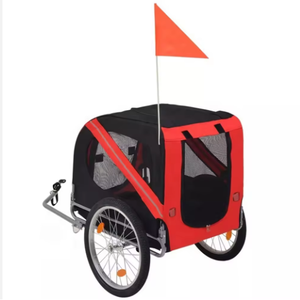 Haute Qualité De Luxe Pet Remorque En Plein Air Pliable <span class=keywords><strong>Cargo</strong></span> Remorque Poussette Jogger Pour Vélo 2 en 1 Chien Vélo Vélo Avec Roues - Product Image 2
