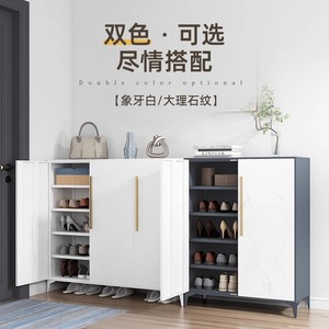 Zapatero de Acero para Entrada, Uso Doméstico, Gran Capacidad de Almacenamiento con Cerradura, Tipo Rectangular para Exteriores - Product Image 1