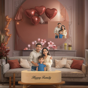 CJH Cadeaux Personnalisés Couple Romantique LED Veilleuse <span class=keywords><strong>Pixar</strong></span> Style Exclusif Commémoratif Maison Chambre Décoration Bienvenue Photo Cadeau - Product Image 1