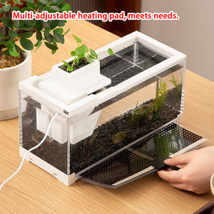 Acquario di Lusso Ecologico in Plastica per Pesci Tropicali - Piccolo Acquario da Tavolo con Riscaldamento Silenzioso per l'Allevamento di Pesci - Product Image 3