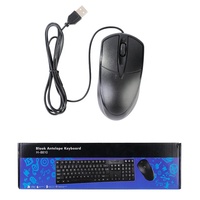 Harga bagus 104 tombol Mekanikal Keyboard berkabel dan Mouse Combo untuk game kantor