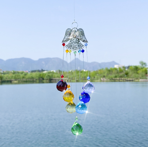 Kristaller topu prizmalar Suncatcher pencere gökkuşağı makinesi kelebek asılı süsleme - Product Image 2