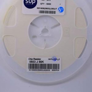 Bulk Discount RR1608 0603L563JT 0603 1608 Resistors Chip Resistors SMD Resistors 56Kohm 5% 1/10W Thick Film Resistor - Product Image 1