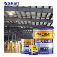 Revêtement liquide acrylique flexible haute densité anticorrosion Benzhou avec protection contre la pulvérisation de sel pour le fret conteneurisé