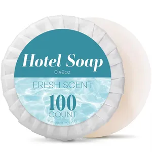 Etichetta privata personalizzata 15g 20g 25g 30g 100g 200g di forma rotonda rosmarino lavanda bagno a mano Shampoo Mini Hotel sapone