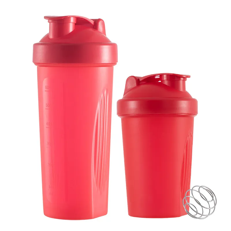 Custom Logo 400Ml 600Ml Workout Blender Shaker Fles Gym Proteïne Shaker Flessen