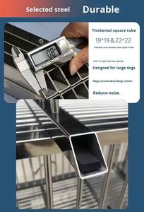 Jaula para Pájaros Extra Grande de Acero Inoxidable, Jaula de Lujo Estilo Villa Personalizada para Guacamayos, Cacatúas y Aves Grandes para Jardín - Product Image 5