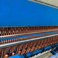 Machine de soudage automatique de grillage pour cages à poulets STARF, fil de 2-4 mm, 80 soudures/min, PLC pour panneaux de cages à poules pondeuses, CE