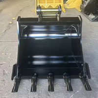 Bêche de terrassement standard RSBM pour excavatrice JCB avec accessoire de coupe latérale à 5 dents