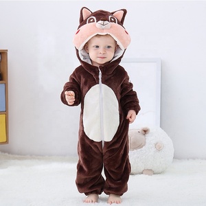 Michley 2025 invierno Unisex niño mameluco 3D bebé disfraz con cabeza de Animal Sudadera con capucha pijama con cremallera recién nacido traje de Cosplay - Product Image 6