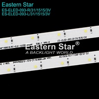 Barre lumineuse LED ELED-093 pour rétroéclairage 49'' 160616-RL(-0.2/-0.5) SJM-1, compatible avec les téléviseurs SAM SUNG 49'' 49K ELED