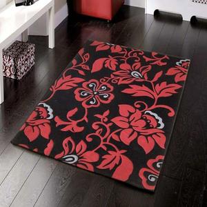 Tapis tricoté à la main 100% laine, moderne, écologique, antidérapant, lavable, en velours imprimé, pour la décoration de la maison - Product Image 5