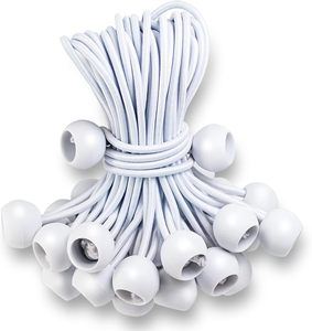 Cordon élastique noir en caoutchouc vierge de différentes tailles et couleurs pour l'utilisation de bâche d'auvent - Product Image 1