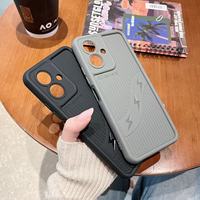 Nouvelle coque de téléphone portable en TPU souple mat avec effet de bulles et de rayures anti-chute, accessoires pour téléphone portable en gros pour Samsung A03 A07 A16 A56