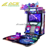 Machine de jeu d'arcade ACS Dual Dance, plateforme interactive de rythme, équipement de divertissement commercial pour lieux intérieurs