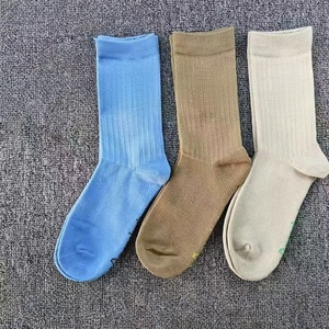Wholesale Custom Embroidered Men's Cotton <b>Socks</b> Thin Breathable Short Mid-calf High Elastic Sweat Wicking Anti-friction Fashion - Product Image 3