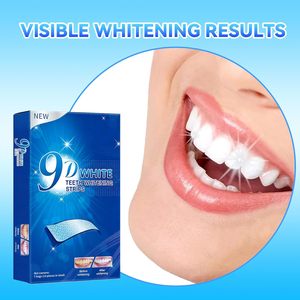 Bandes blanchissantes pour les dents - Kit de blanchiment dentaire 9D à effet professionnel, bandes blanchissantes pour dents sensibles et respectueuses de l'émail - Product Image 3