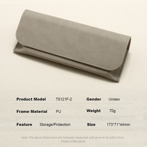 Étui à lunettes de soleil tendance, rabat magnétique, étui à lunettes en PU design, résistant à la pression, étui à lunettes en cuir rigide, logo personnalisé - Product Image 2