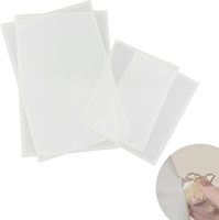 Tapis de cuisson réutilisable en PTFE blanc, épaisseur 0,25 mm, résistant à la chaleur, pour le repassage de perles thermocollantes et la cuisson