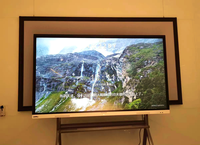 Tableau blanc interactif de visioconférence intégré à fonctionnalités multi-touch à affichage intelligent Ultra HD 4K