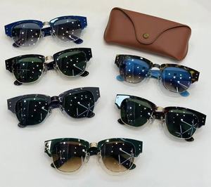 نظارات شمسية مستقطبة للنساء والرجال 54 عدسة زجاجية بألوان متدرجة نظارات شمسية Oculos De Sol Gafas UV400 سداسية - Product Image 5