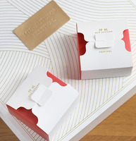 Boîte en carton magnétique pour ensemble de gâteaux de lune, pâtisseries, cosmétiques, emballage cadeau avec estampage à chaud, gaufrage, logo personnalisé, doublure en éponge
