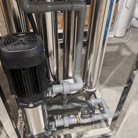 Système de filtration d'eau par osmose inverse industrielle GY500-12N4040-A02 500 lph pour la purification de l'eau potable